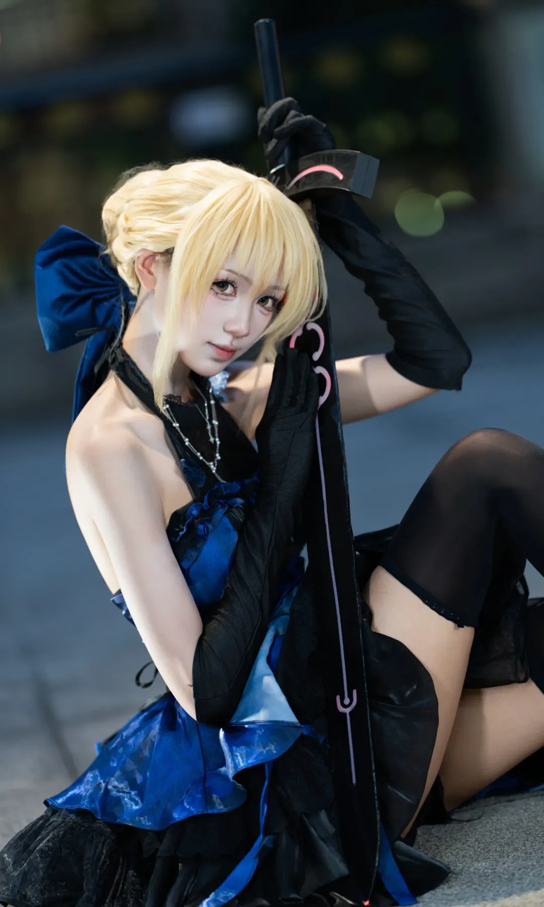 【阿尔托莉雅cos】fate誓约胜利之剑的暗夜降临 - 第 5 张