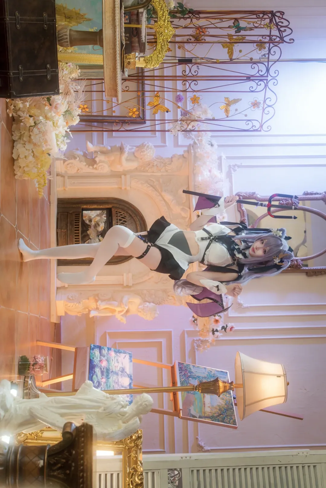 【刻晴cos】原神玉衡星在复古宫廷的奇幻战斗风尝试 - 第 3 张