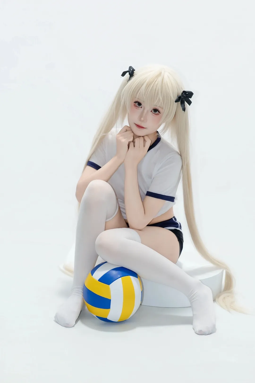 【春日野穹cos】白棚排球体操服与双马尾的日常记录 - 第 2 张