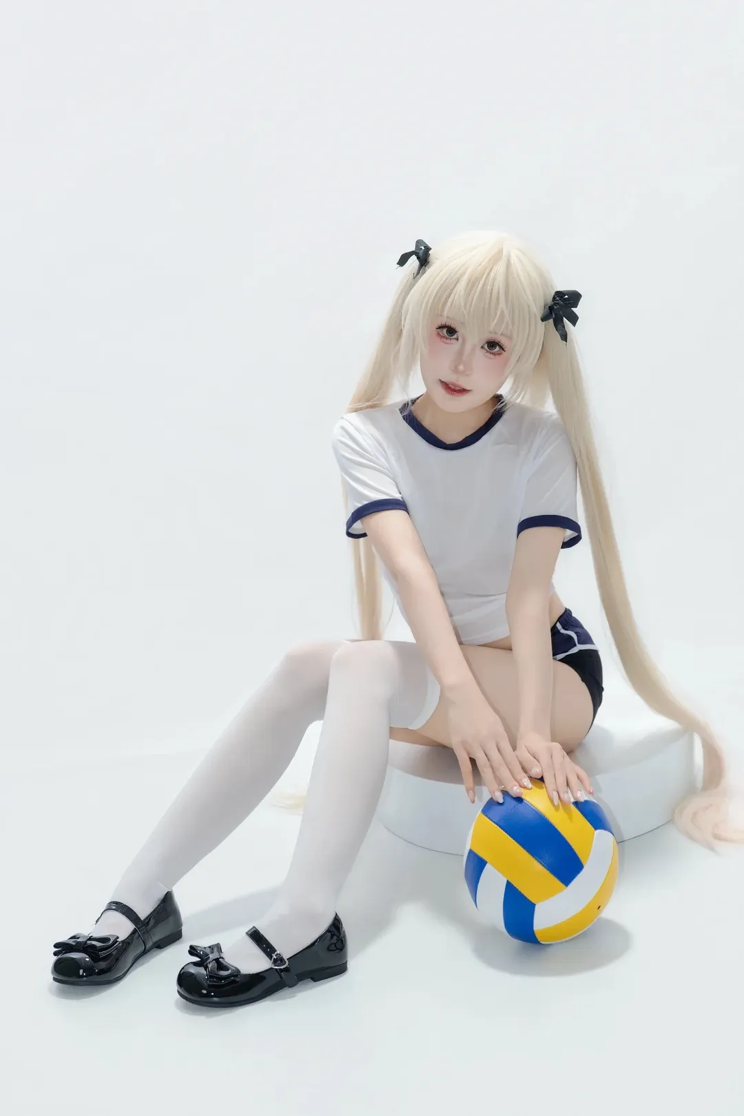 【春日野穹cos】白棚排球体操服与双马尾的日常记录 - 第 4 张