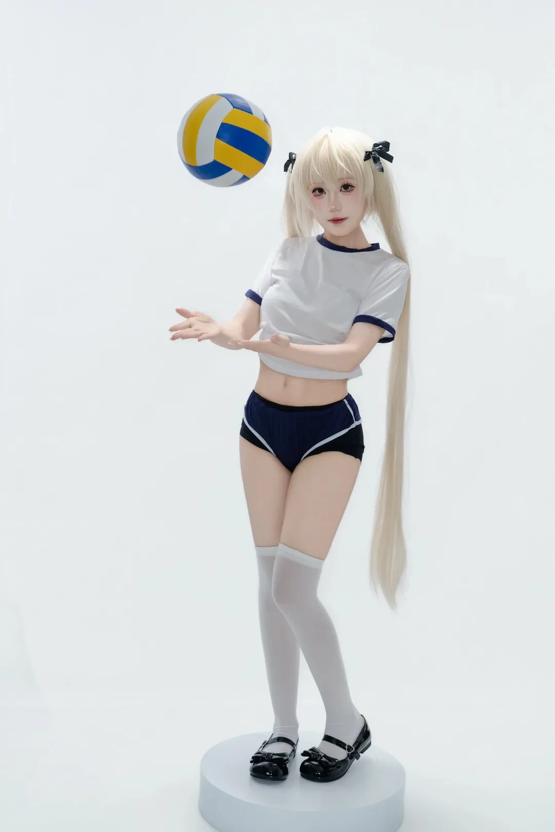 【春日野穹cos】白棚排球体操服与双马尾的日常记录 - 第 5 张