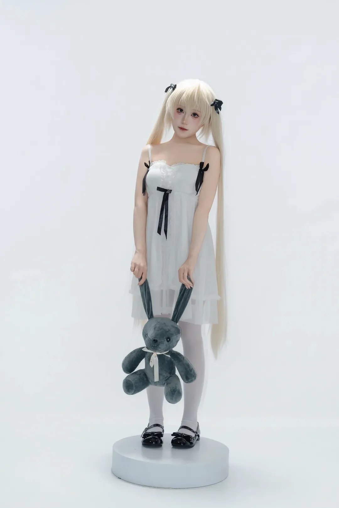 【春日野穹cos】缘之空经典白裙造型 - 第 1 张