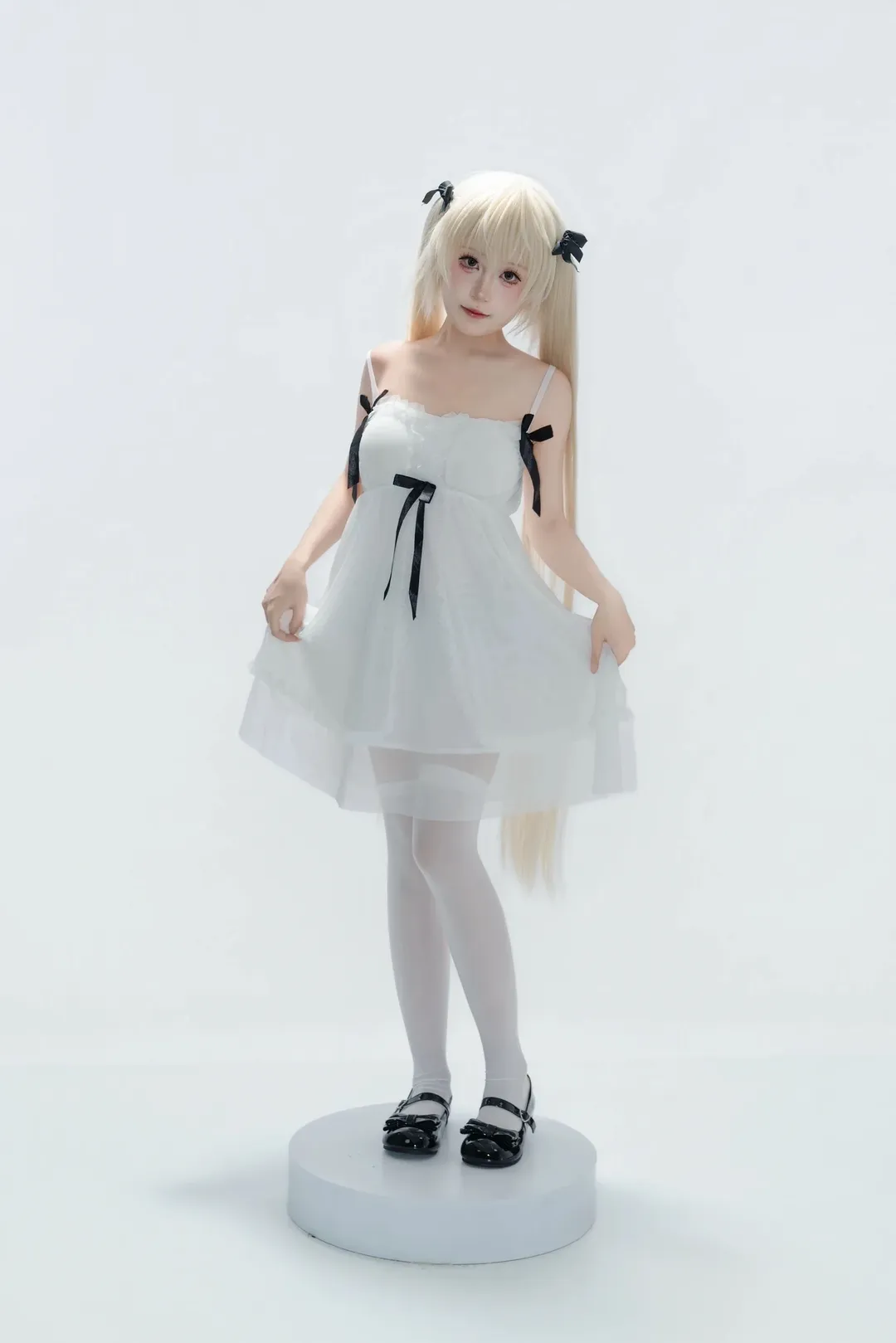 【春日野穹cos】缘之空经典白裙造型 - 第 3 张