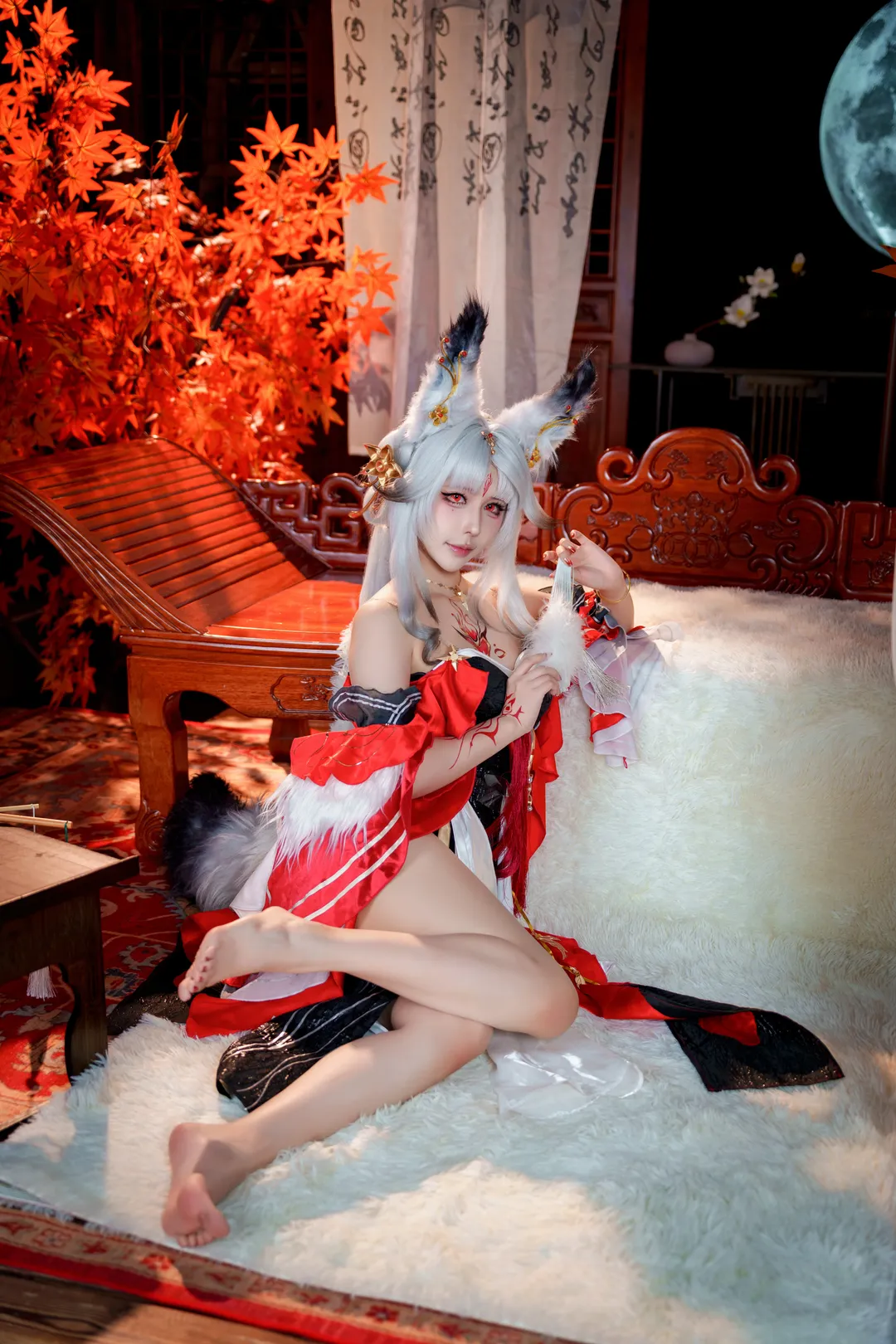 【鸣潮心月狐cos】玄方长夜，狐影踏月而来 - 第 1 张