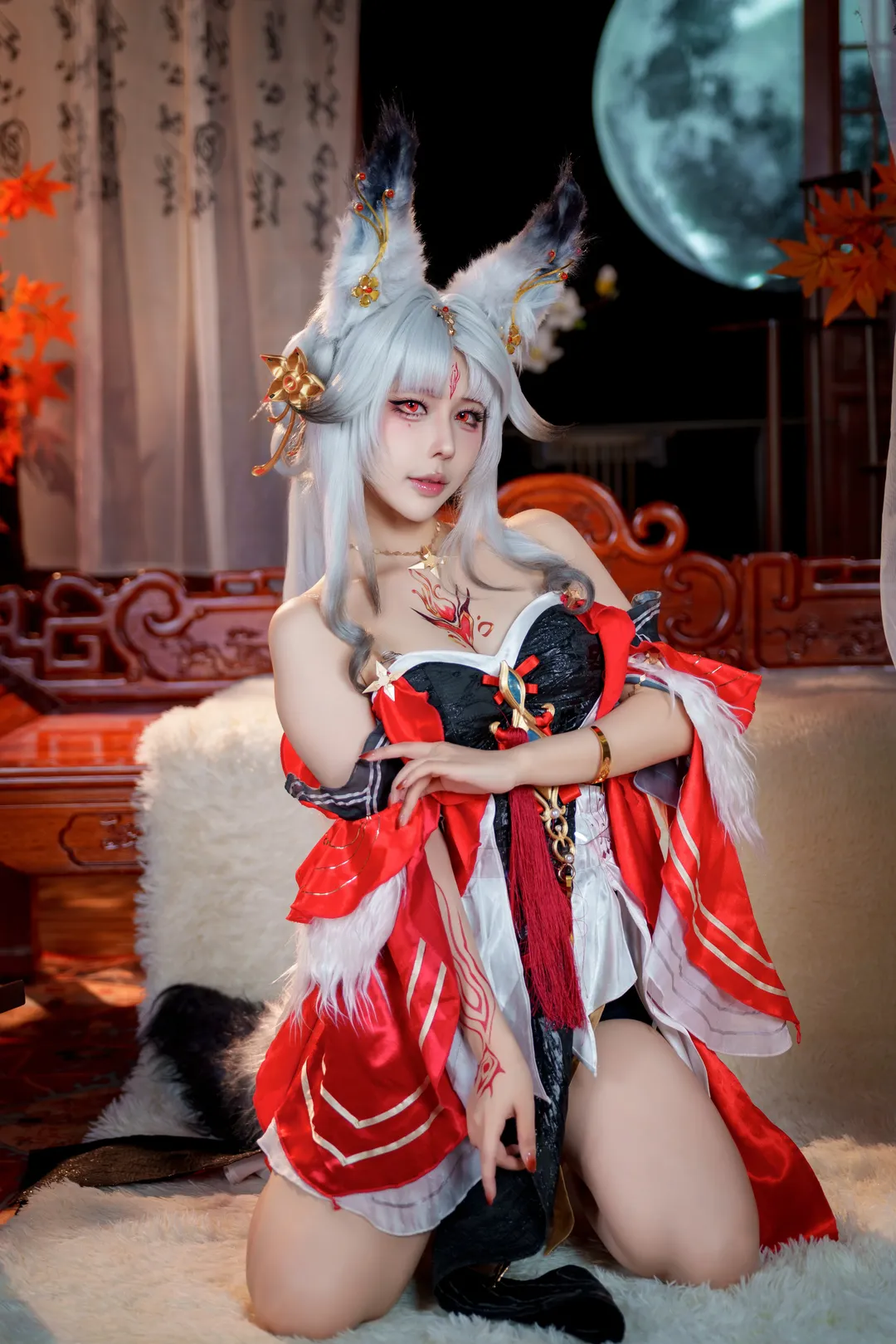 【鸣潮心月狐cos】玄方长夜，狐影踏月而来 - 第 2 张