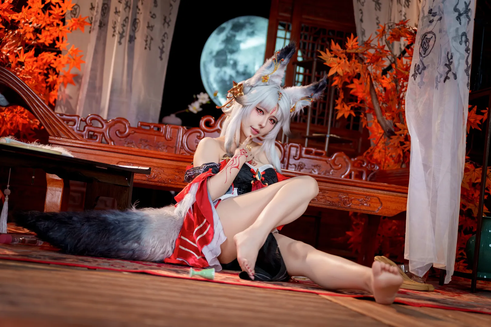 【鸣潮心月狐cos】玄方长夜，狐影踏月而来 - 第 6 张