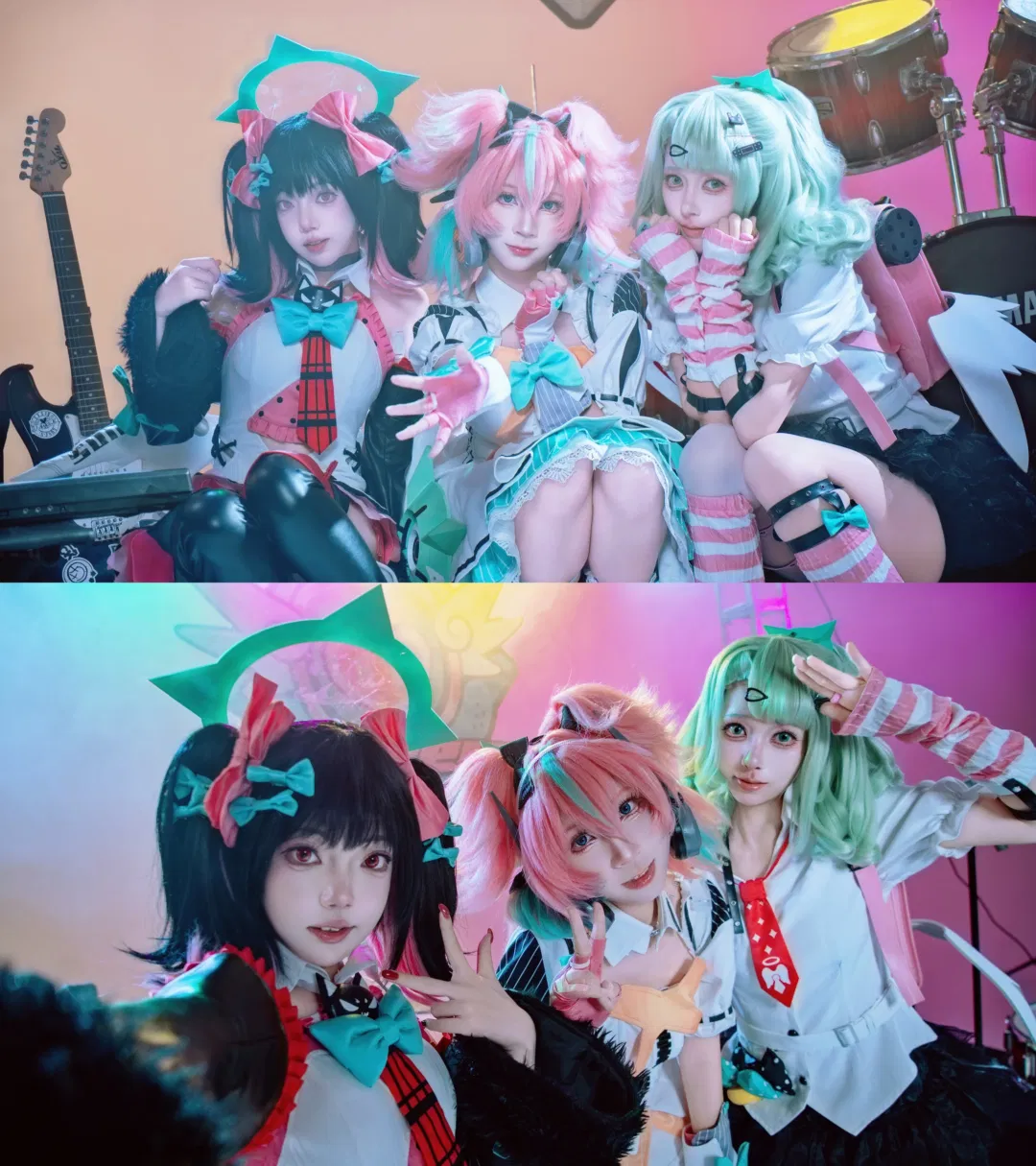 【千夏蕾咪cos】绝区零妄想天使三人组的舞台Live - 第 3 张