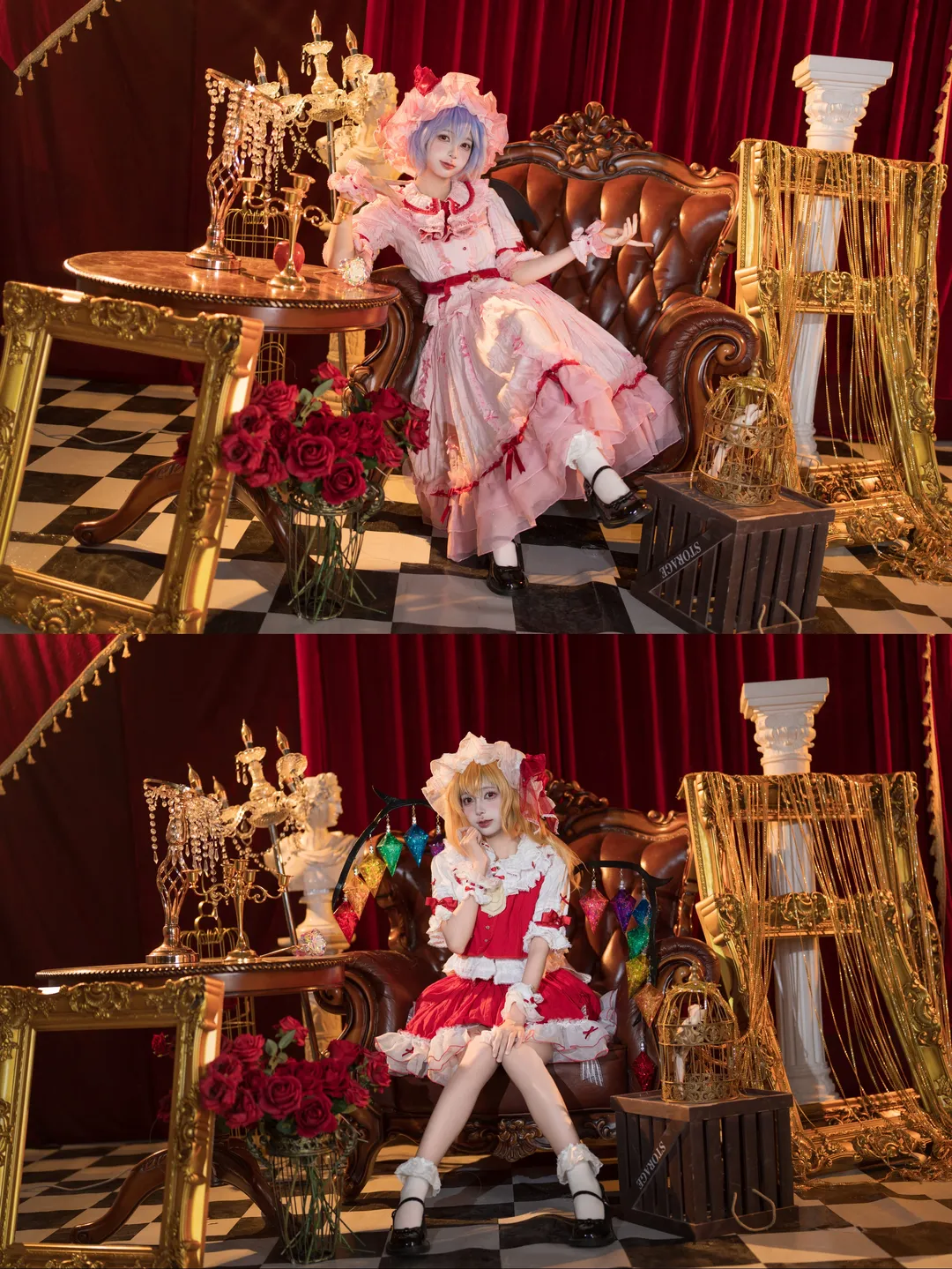 【蕾米莉亞cos】東方紅魔鄉紅魔館雙子吸血鬼日常分享 - 第 1 張
