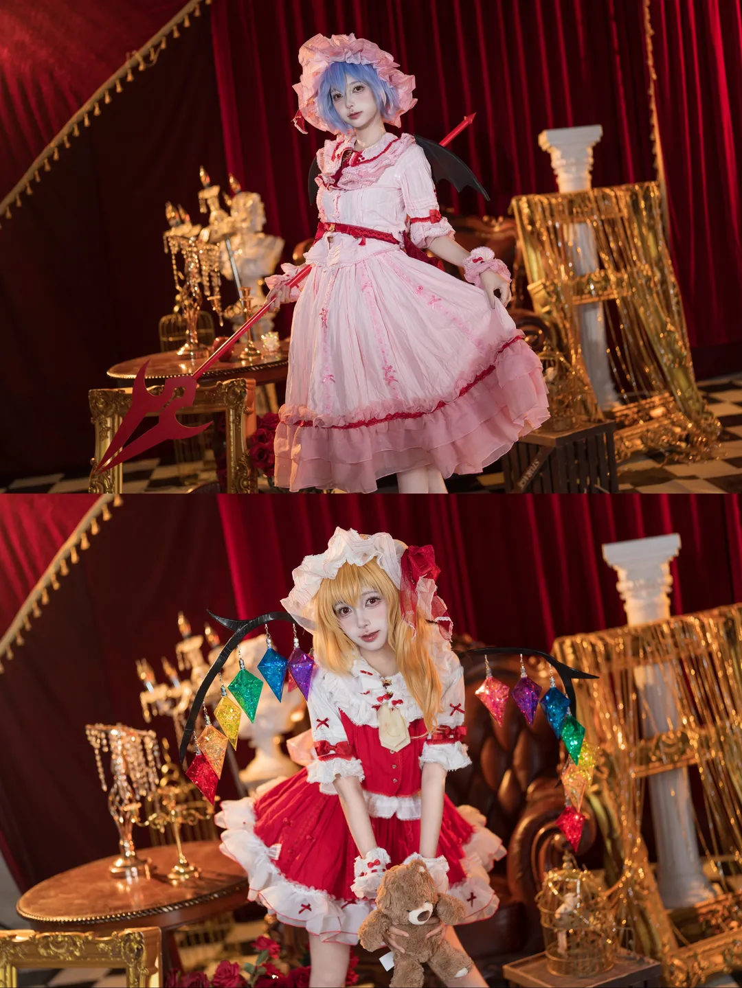 【蕾米莉亞cos】東方紅魔鄉紅魔館雙子吸血鬼日常分享 - 第 2 張