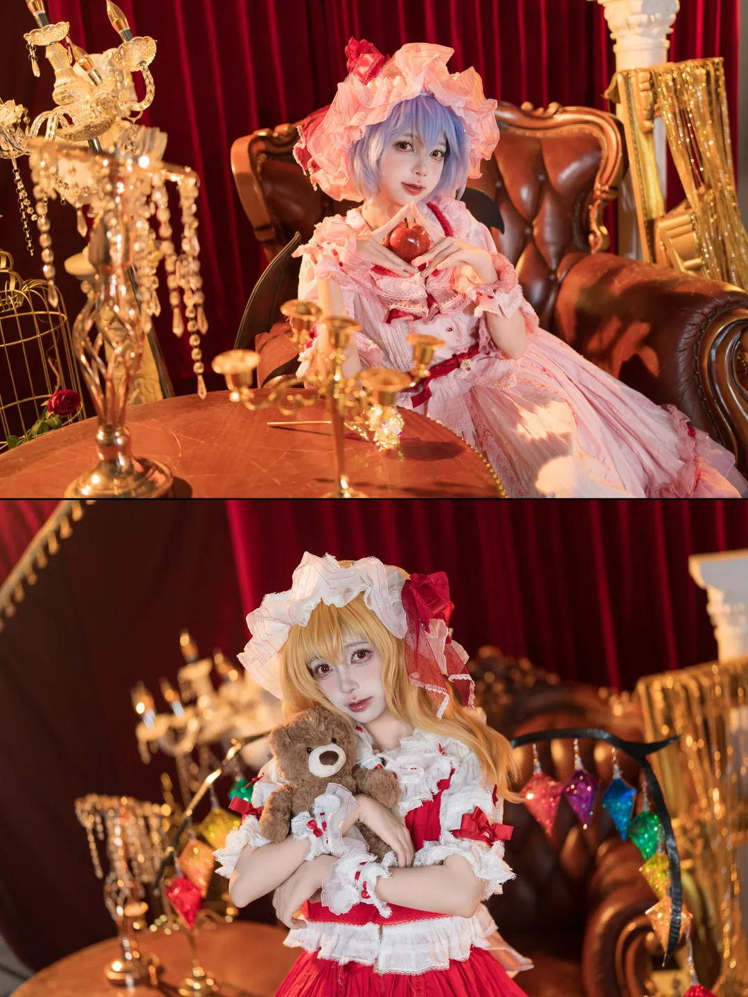 【蕾米莉亞cos】東方紅魔鄉紅魔館雙子吸血鬼日常分享 - 第 3 張
