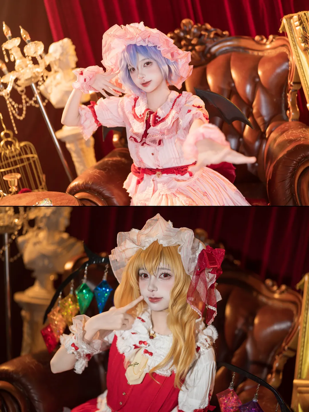 【蕾米莉亞cos】東方紅魔鄉紅魔館雙子吸血鬼日常分享 - 第 4 張