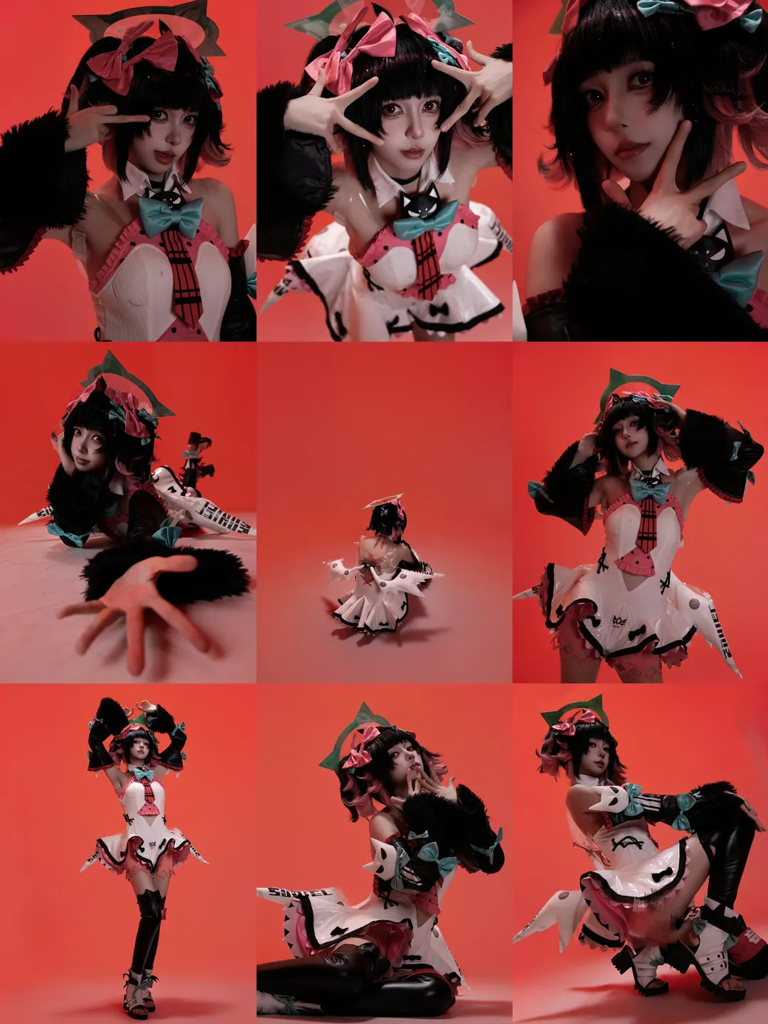 【南宫羽cos】绝区零白棚动作参考，天使的伤痕拍摄记录 - 第 1 张