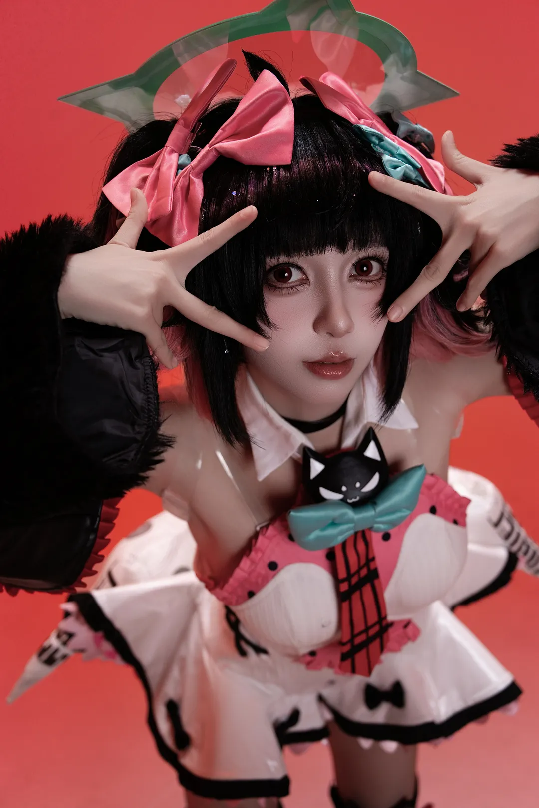 【南宫羽cos】绝区零白棚动作参考，天使的伤痕拍摄记录 - 第 3 张