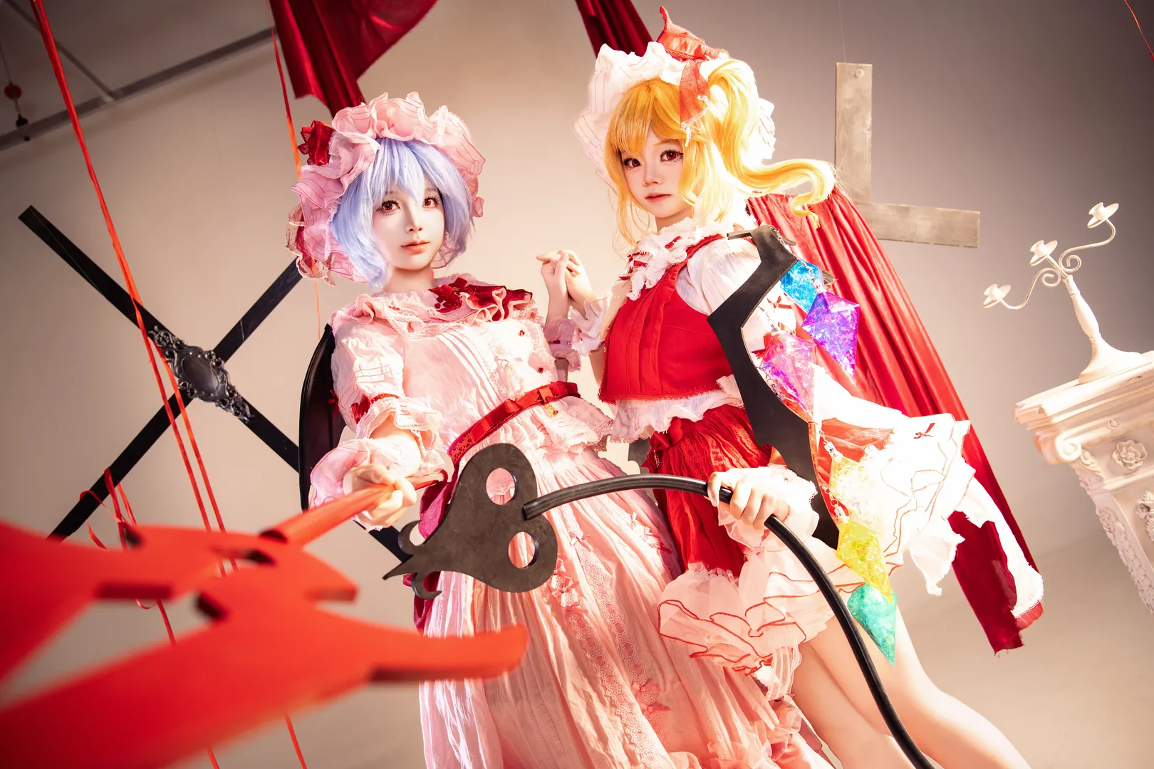 【蕾米莉亚cos】东方红魔乡红魔馆的姐妹午后时光 - 第 4 张