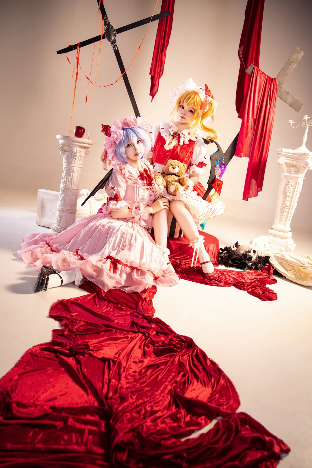 【蕾米莉亞cos】東方紅魔鄉紅魔館的姐妹午後時光