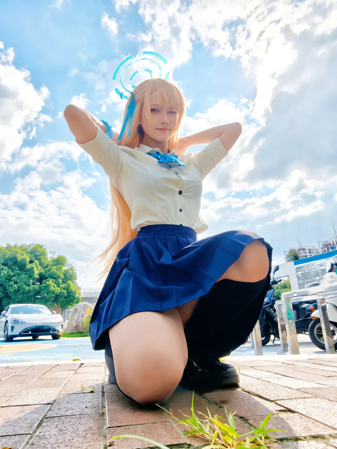 【一之濑明日奈cos】蔚蓝档案的夏日制服记录