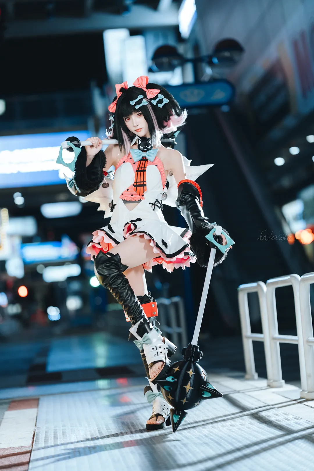 【南宮隊長cos】絕區零夜色街頭，機能風大錘少女 - 第 2 張