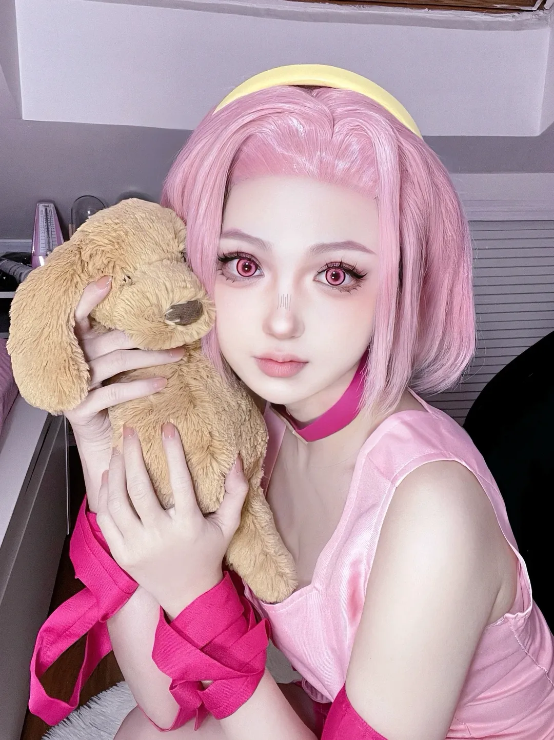 【杉本玲美cos】JOJO的奇妙冒险不灭钻石，粉色系的魅力 - 第 2 张