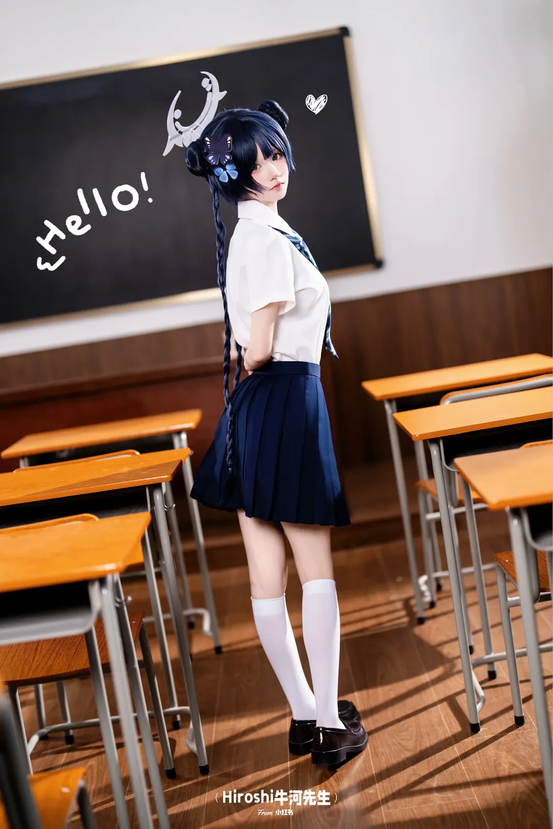 【妃咲cos】蔚蓝档案放学后JK私设 - 第 8 张
