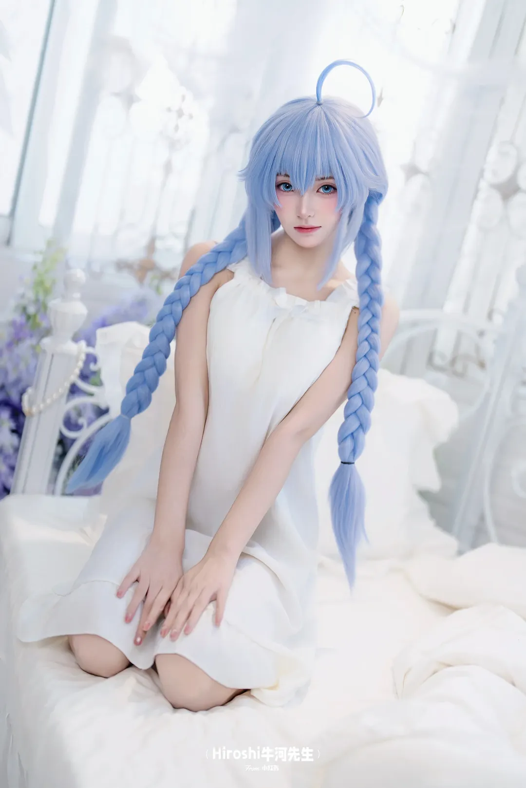 【洛琪希cos】无职转生私设，白裙麻花辫的慵懒日常 - 第 3 张