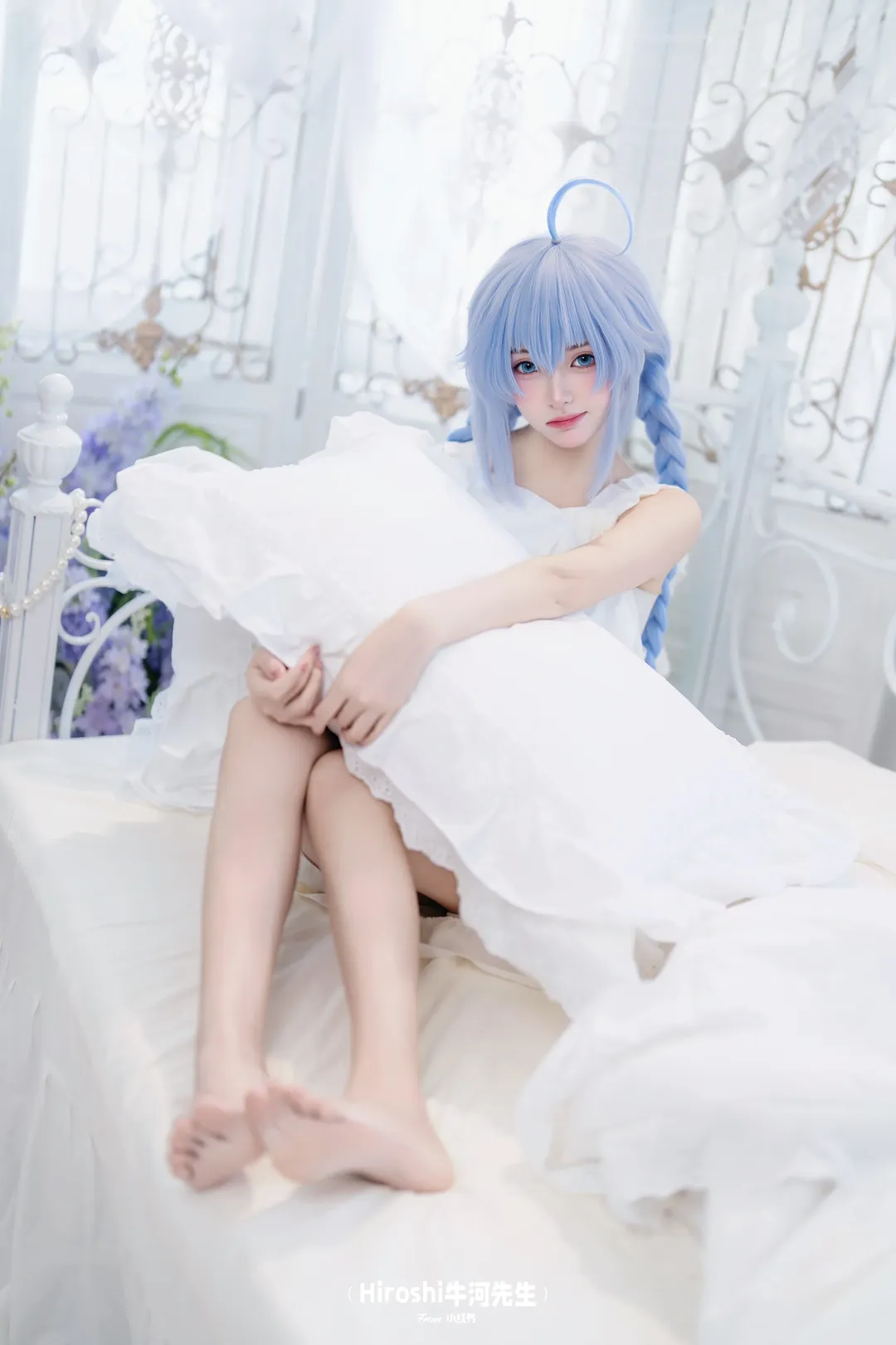 【洛琪希cos】无职转生私设，白裙麻花辫的慵懒日常 - 第 5 张