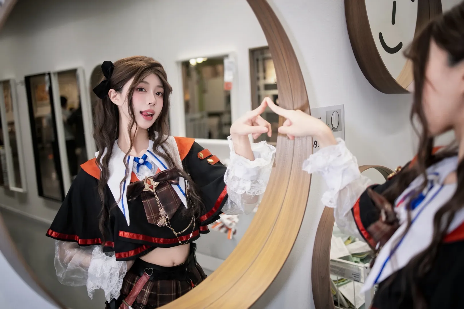 【玉玲珑cos】春日序曲里的一抹红黑反差 - 第 5 张