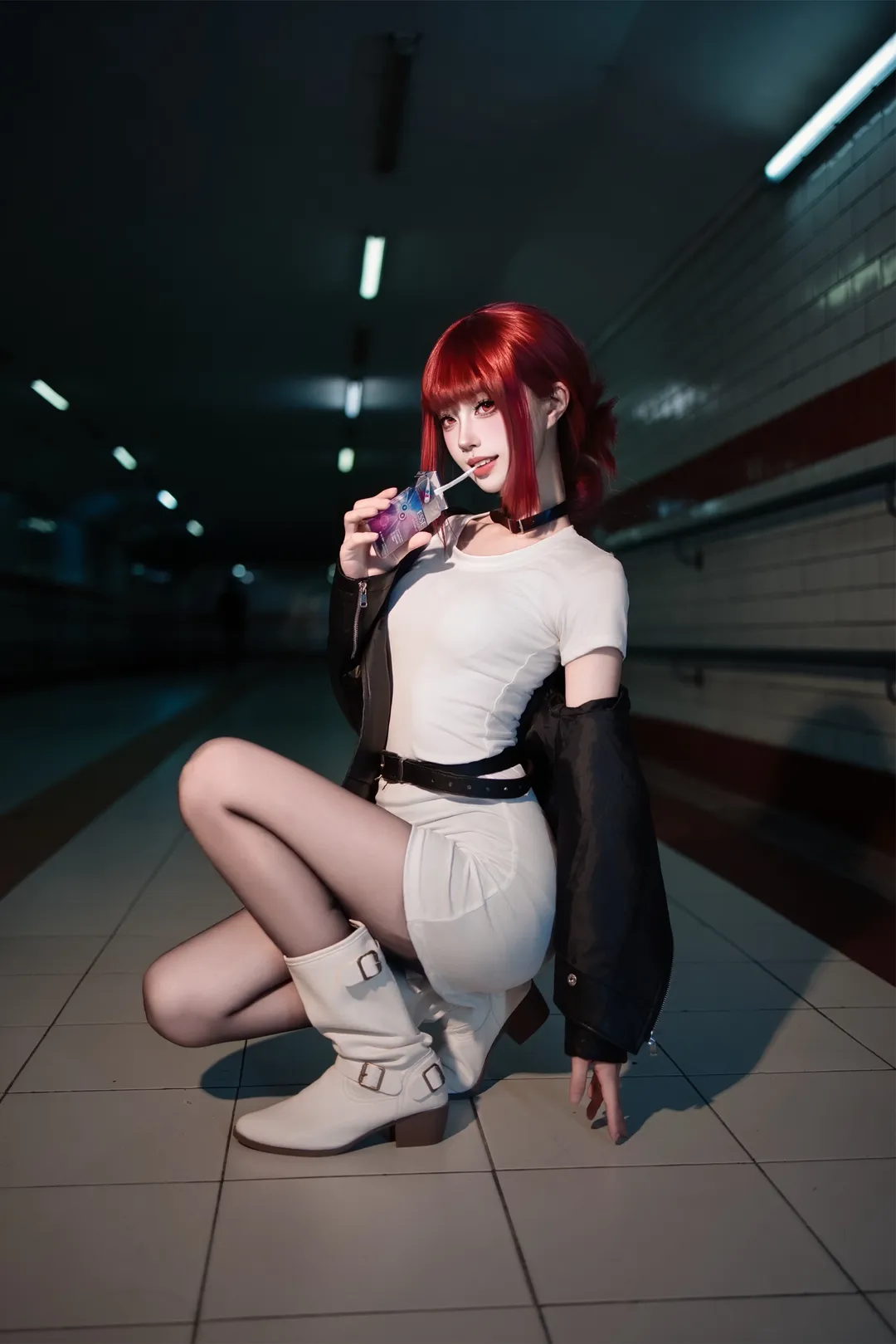 【山田cos】佐佐木先生与山田小姐的地下通道氛围感拍摄 - 第 2 张