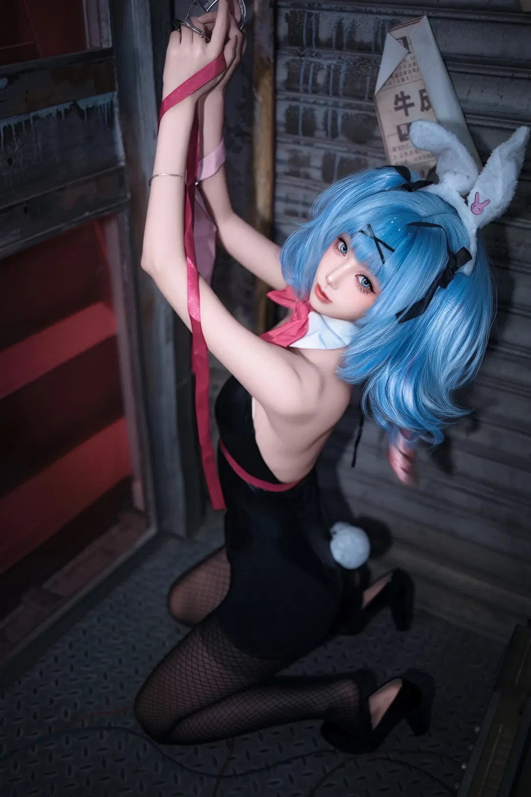 【初音cos】兔子洞裡的暗黑兔女郎 - 第 2 張