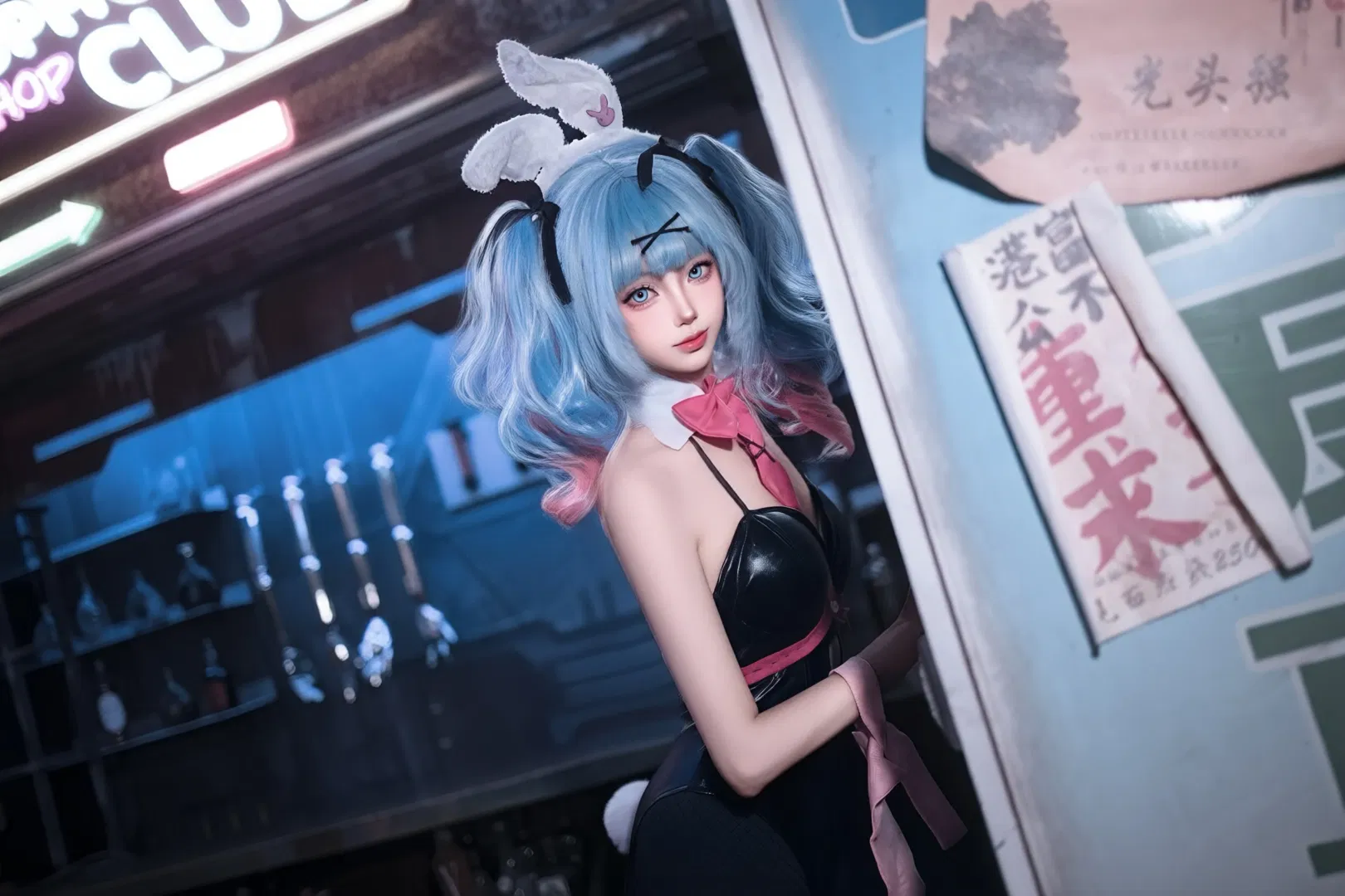 【初音cos】兔子洞裡的暗黑兔女郎 - 第 3 張
