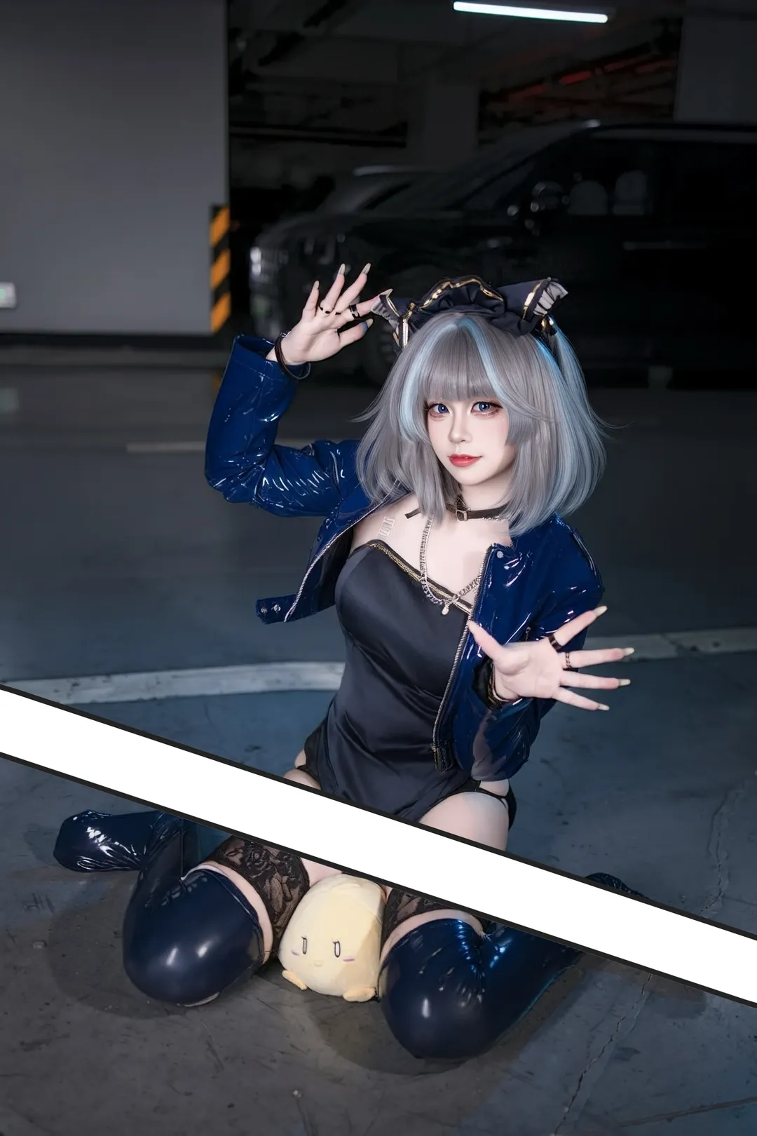 【柴郡cos】碧蓝航线柴郡的地下车库夜拍 - 第 4 张