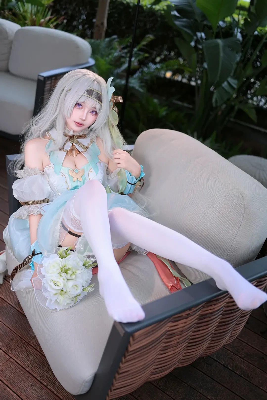 【流萤cos】崩坏星穹铁道花嫁造型拍摄记录 - 第 1 张