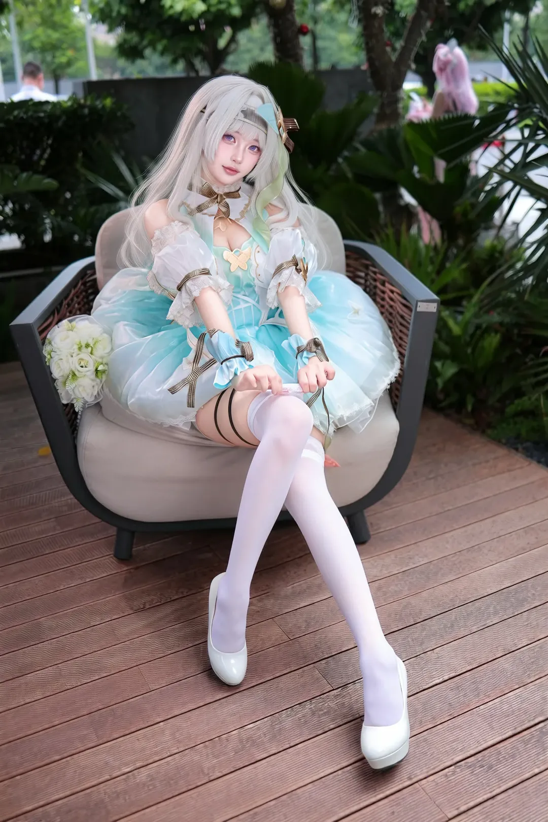 【流萤cos】崩坏星穹铁道花嫁造型拍摄记录 - 第 4 张