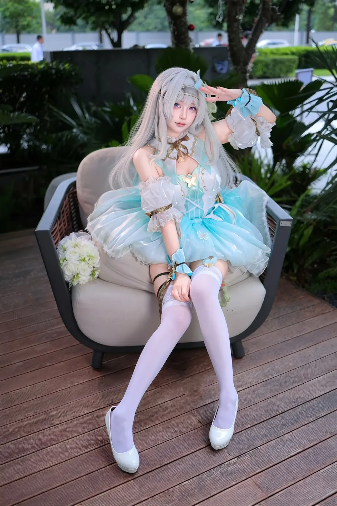 【流萤cos】崩坏星穹铁道花嫁造型拍摄记录 - 第 5 张
