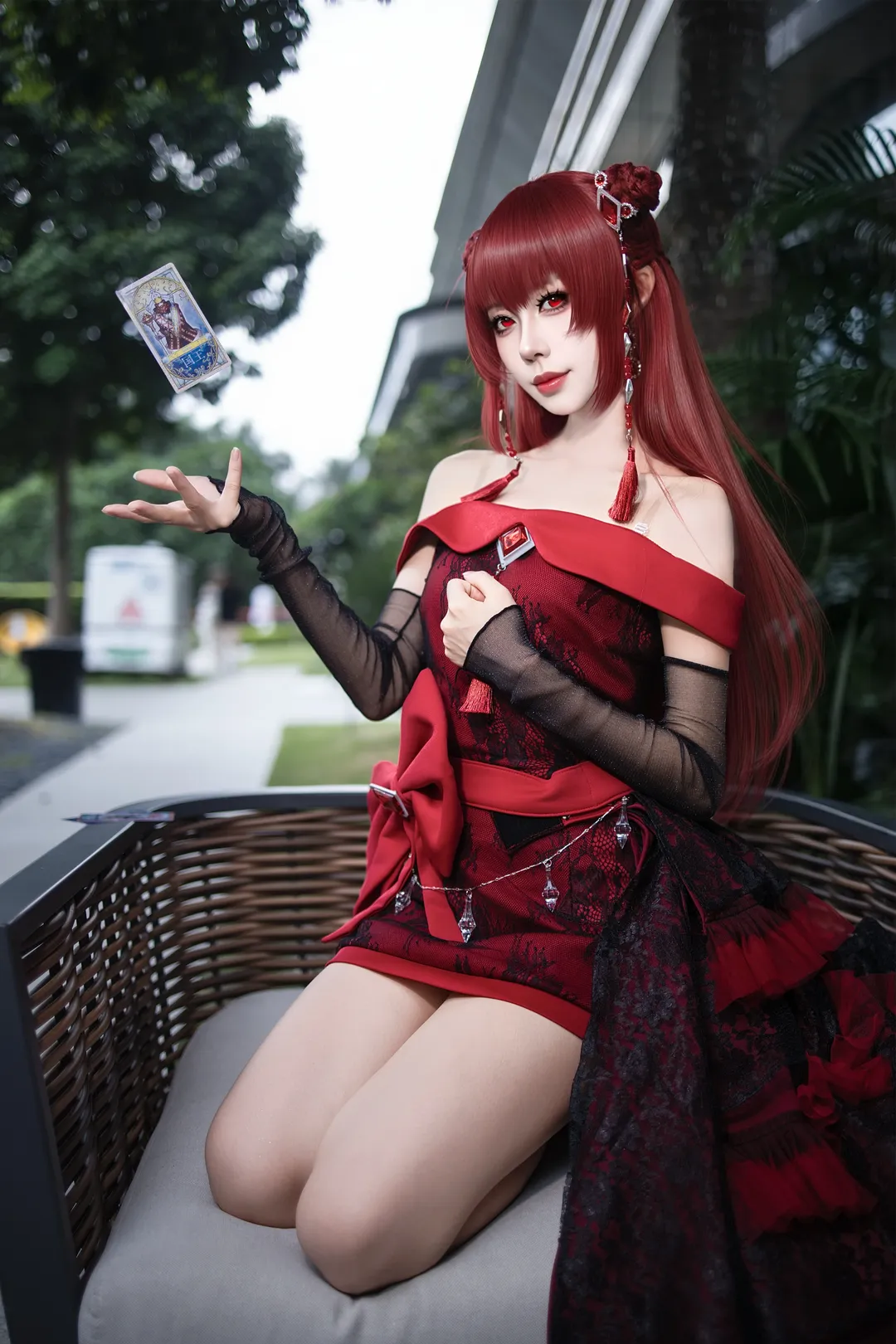 【齐娜cos】叶罗丽黑化后的暗黑哥特风造型记录 - 第 3 张