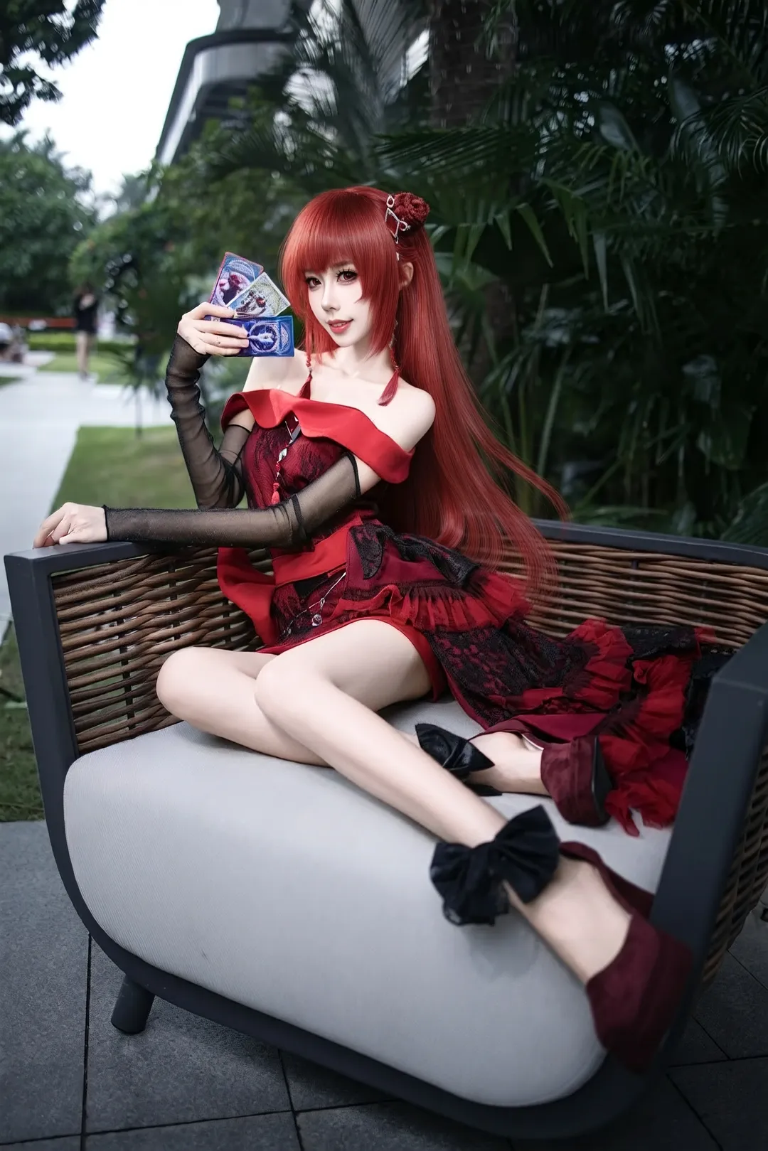 【齐娜cos】叶罗丽黑化后的暗黑哥特风造型记录 - 第 4 张