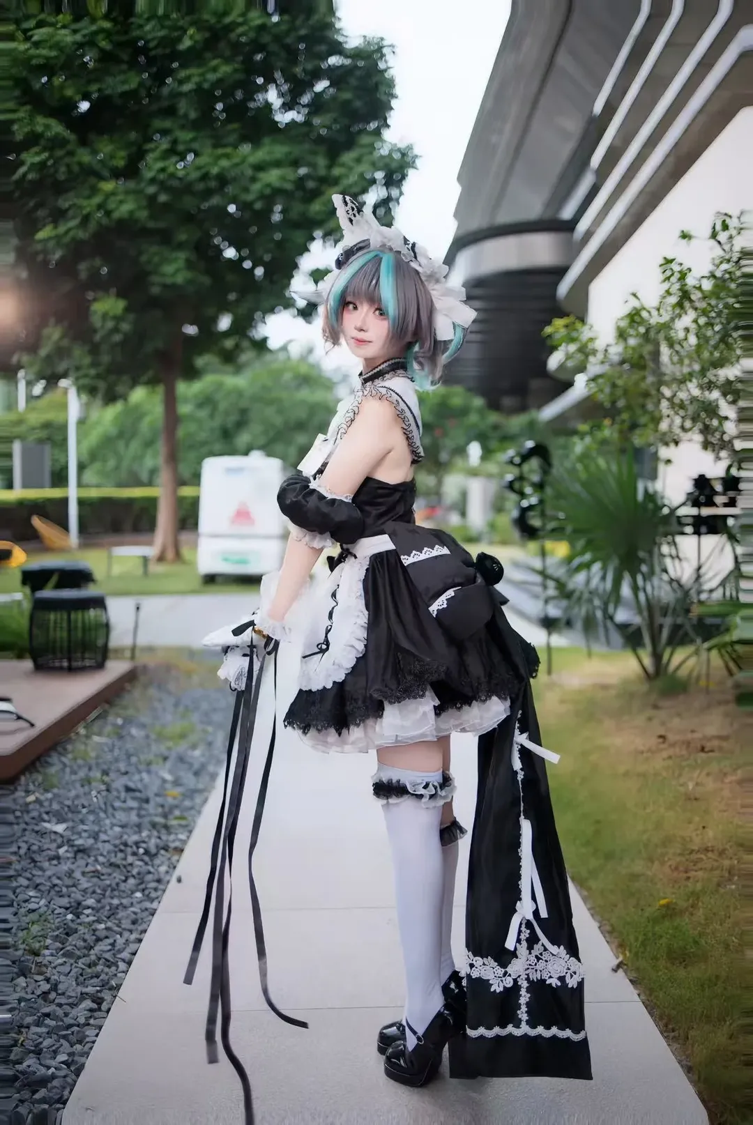 【柴郡cos】碧藍航線貓貓女僕的戶外拍攝記錄 - 第 3 張