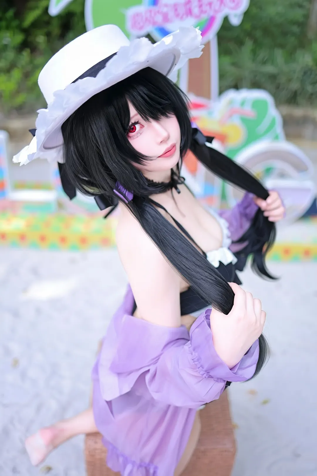 【时崎狂三cos】约会大作战的夏日沙滩泳装企划 - 第 2 张