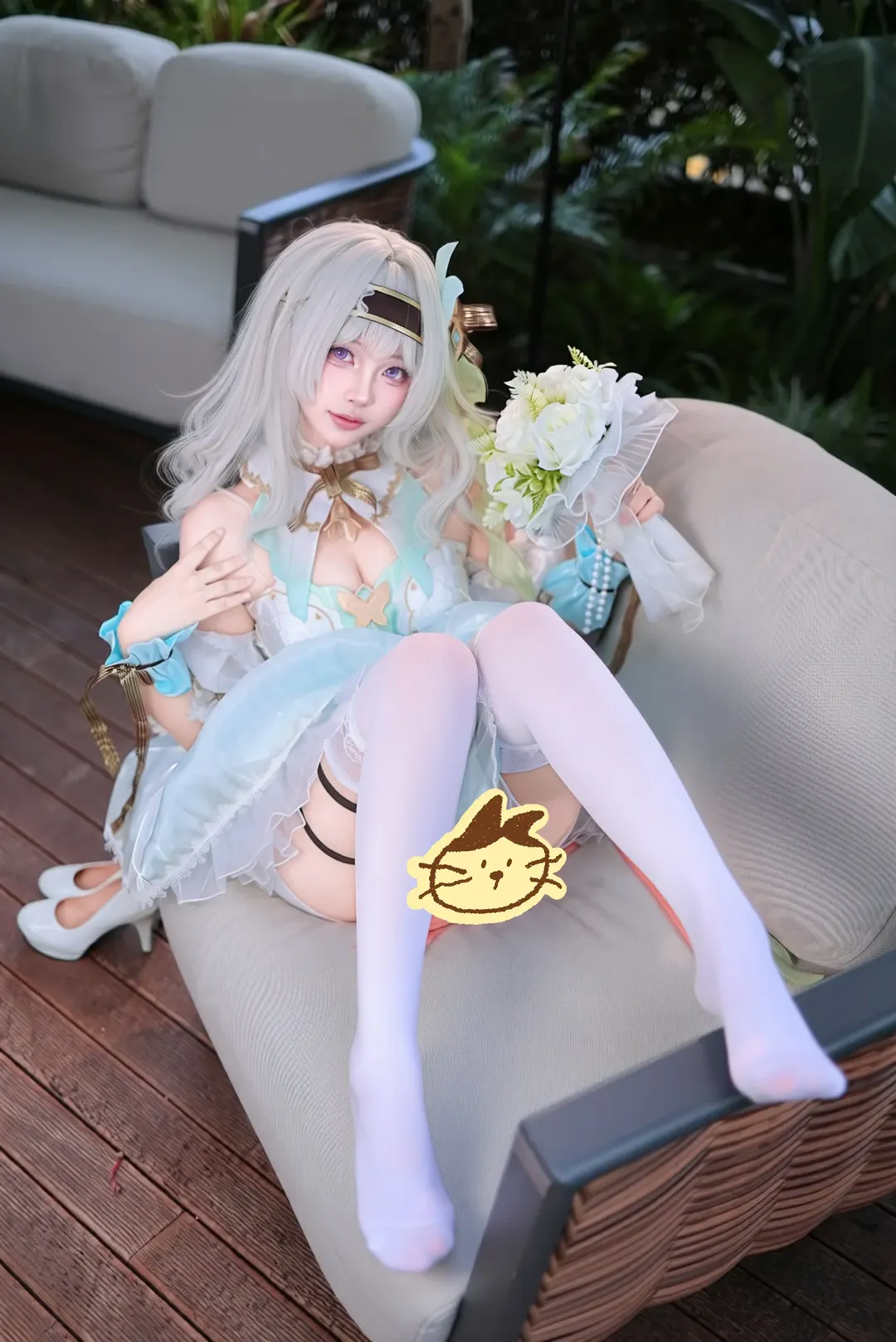 【流萤cos】星穹铁道流萤精灵公主造型的户外拍摄记录 - 第 2 张