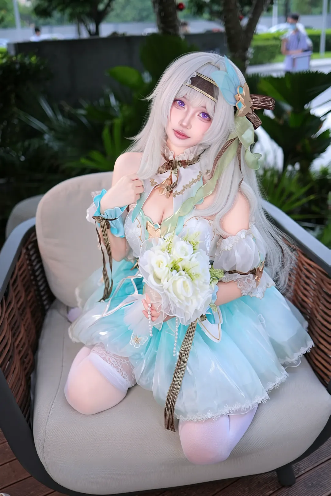 【流萤cos】星穹铁道流萤精灵公主造型的户外拍摄记录 - 第 3 张