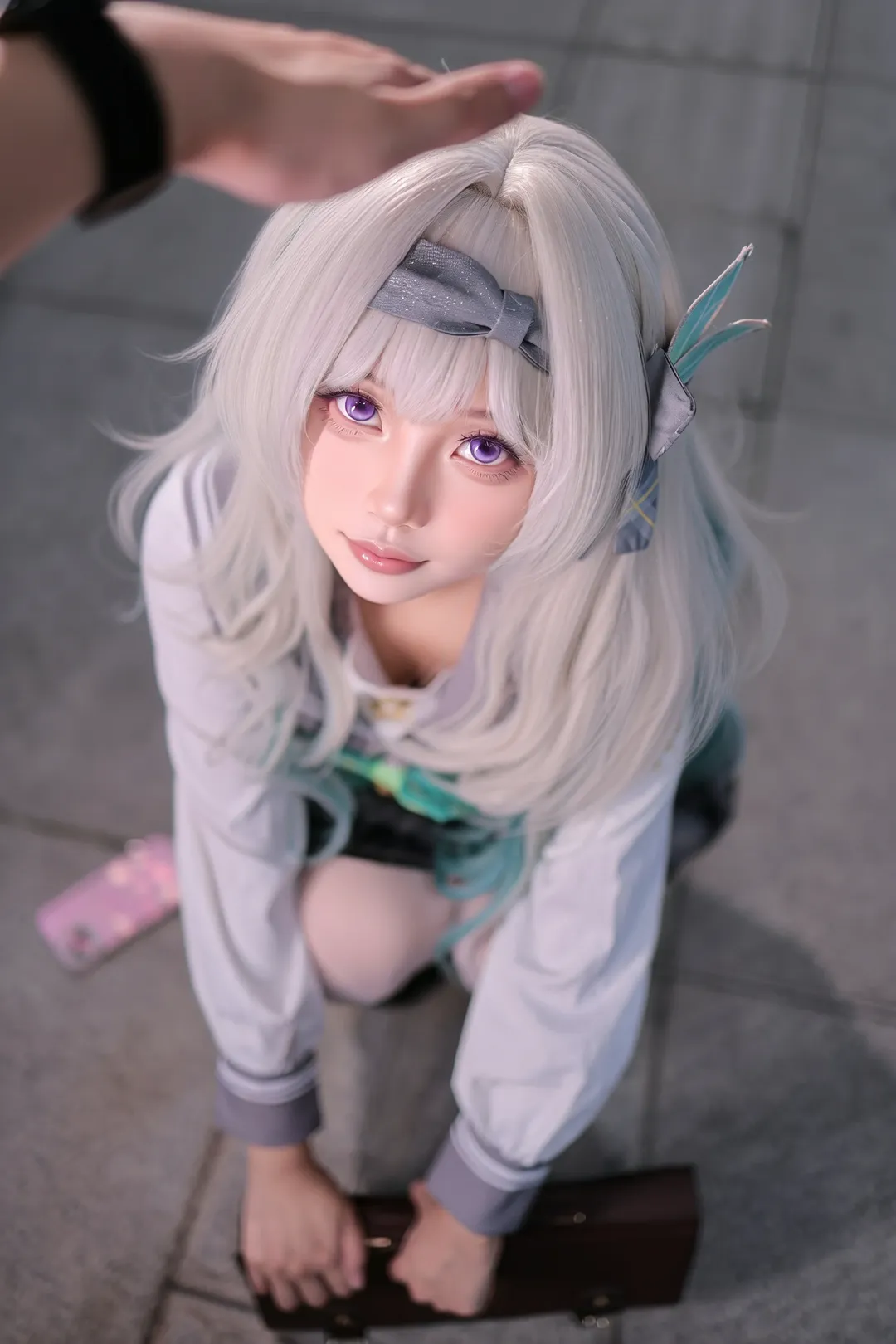 【流萤cos】星穹铁道春日手信JK制服拍摄记录 - 第 1 张