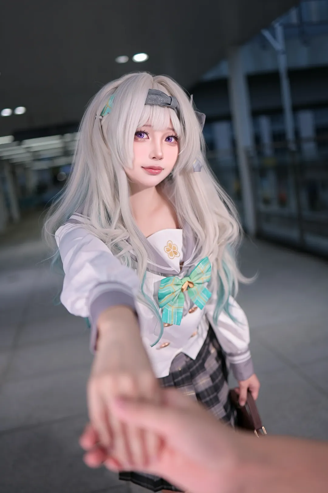 【流萤cos】星穹铁道春日手信JK制服拍摄记录 - 第 2 张