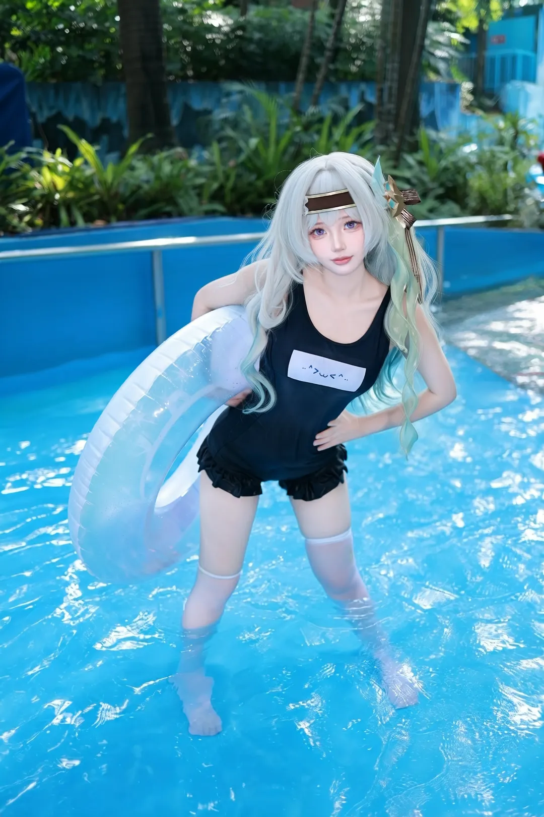 【流萤cos】星穹铁道夏日泳池清凉出镜 - 第 2 张