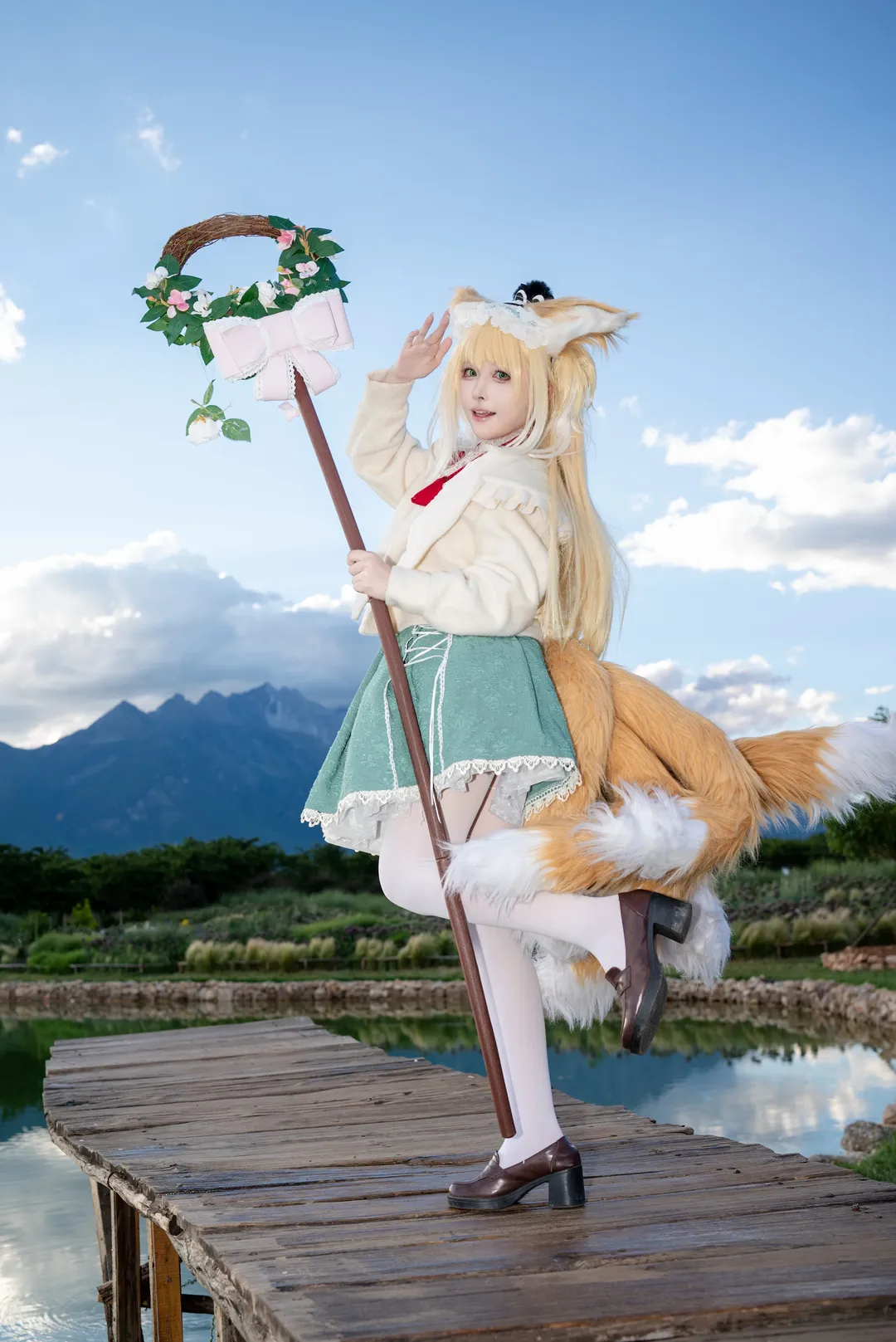 【铃兰cos】明日方舟的铃兰小姐与山野阳光 - 第 2 张