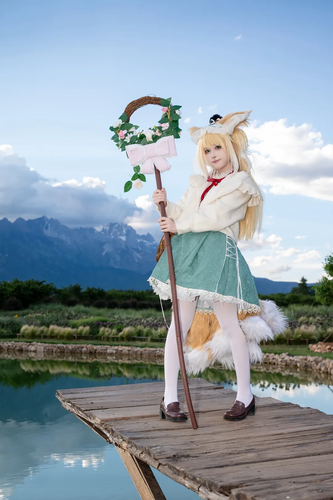 【铃兰cos】明日方舟的铃兰小姐与山野阳光 - 第 3 张