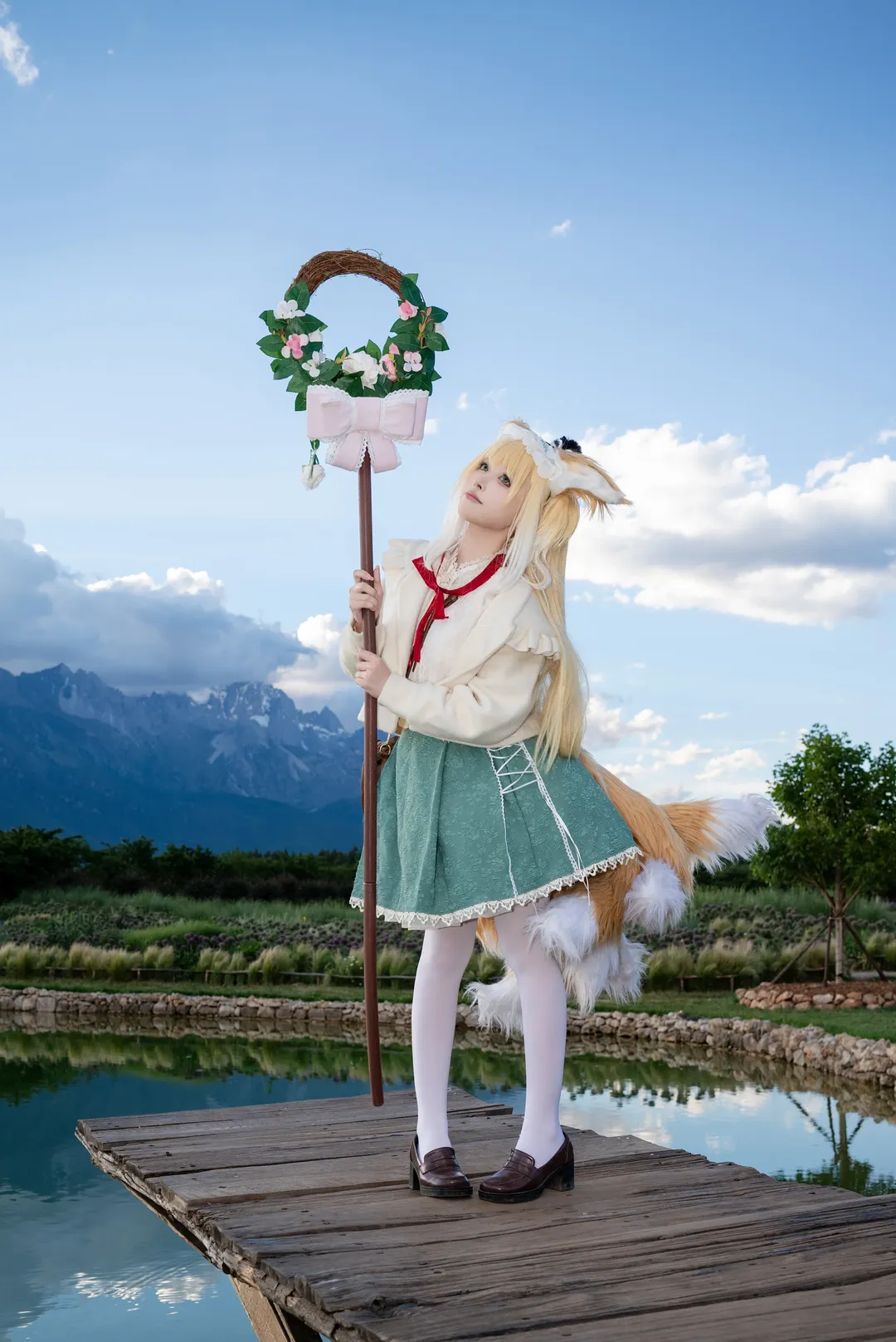 【铃兰cos】明日方舟的铃兰小姐与山野阳光 - 第 4 张