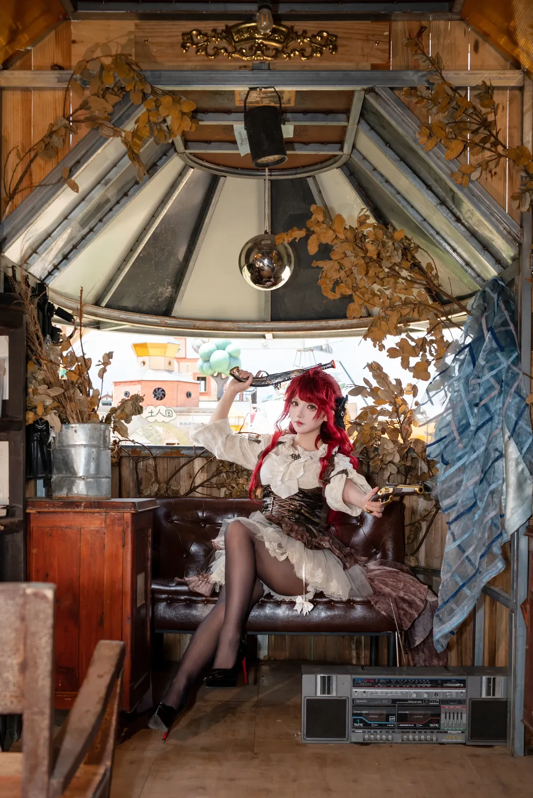 蒸汽朋克Lolita紅髮造型，機械與蕾絲的碰撞 - 第 7 張