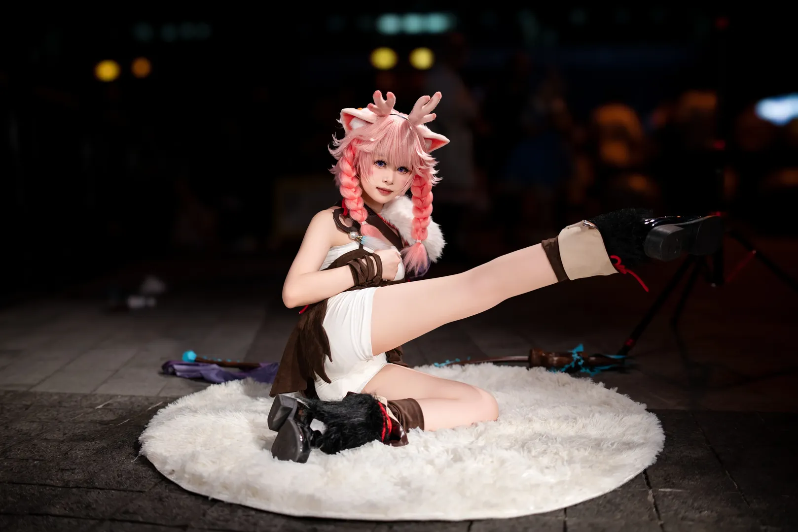 【瑤cos】王者榮耀裡的靈動小鹿少女 - 第 6 張