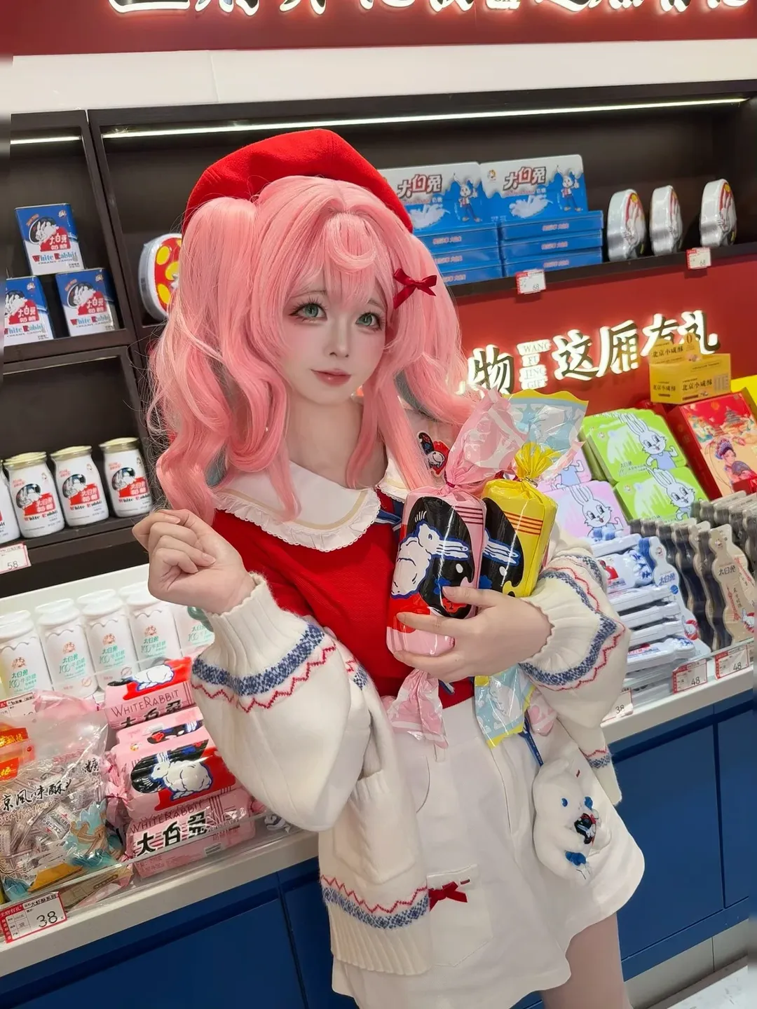 【風堇cos】崩壞星穹鐵道大白兔聯動，在超市拍出甜度滿分的效果 - 第 3 張