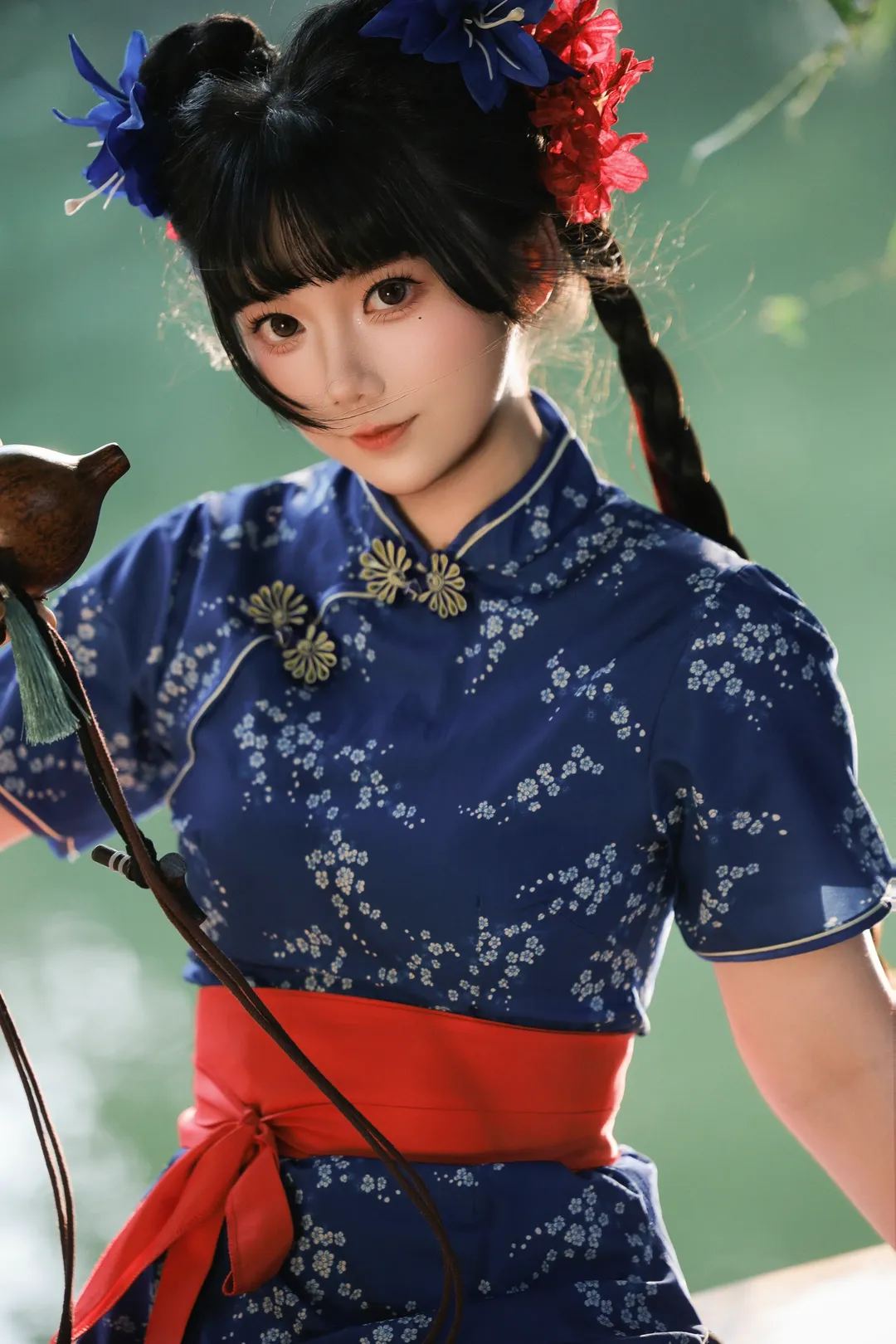 中华娘汉服妆造，在园林里做一回江湖少女 - 第 1 张