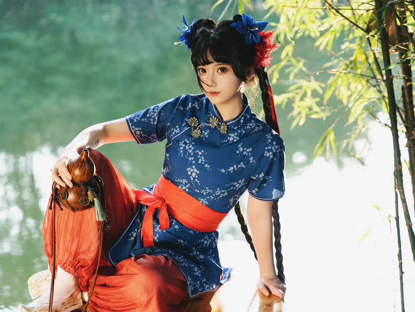中华娘汉服妆造，在园林里做一回江湖少女 - 第 5 张